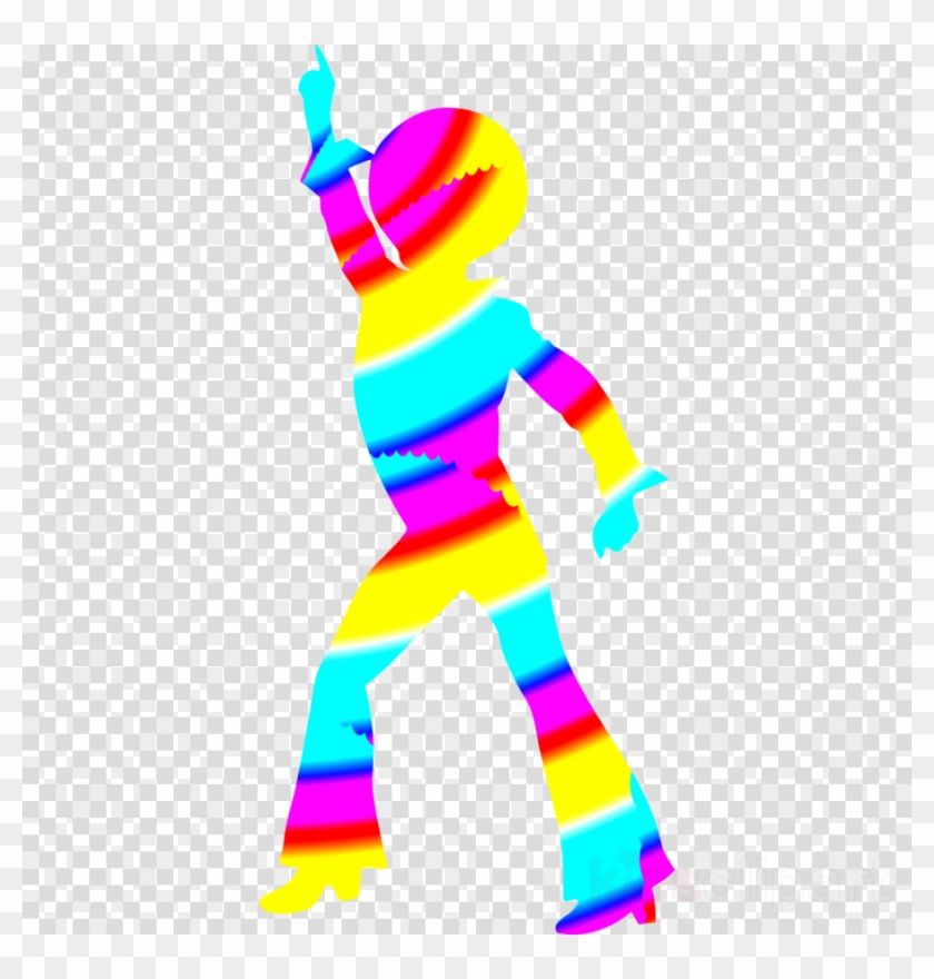 Disco Dancer Clipart Dance Disco Clip Art - Circle Badge Transparent Background #1672664