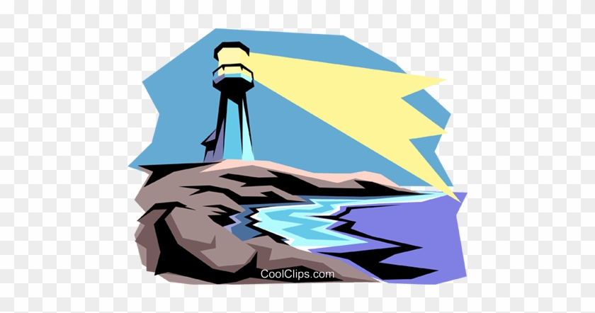 Lighthouse Royalty Free Vector Clip Art Illustration - Illustration #1672841