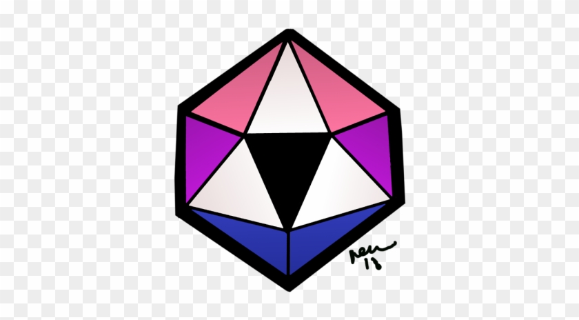 Genderfluid Pride D20 - Triangle #1673051