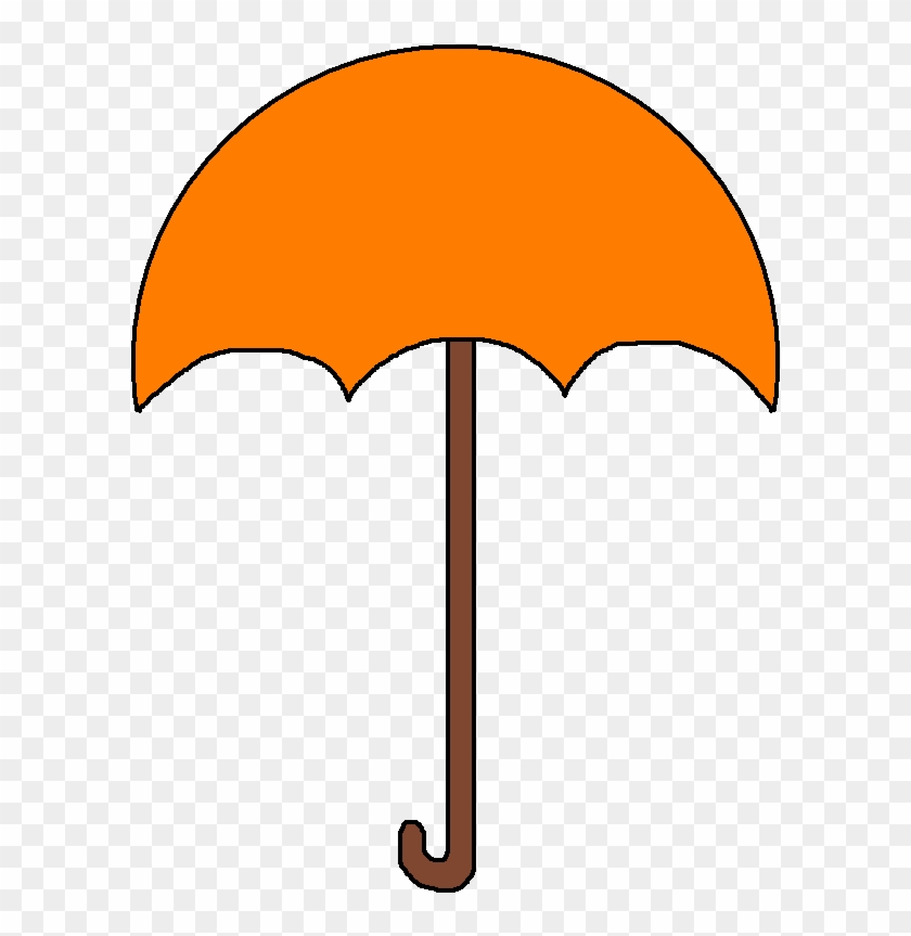 Graphics By Ruth - Umbrella Orange Clipart #1673197