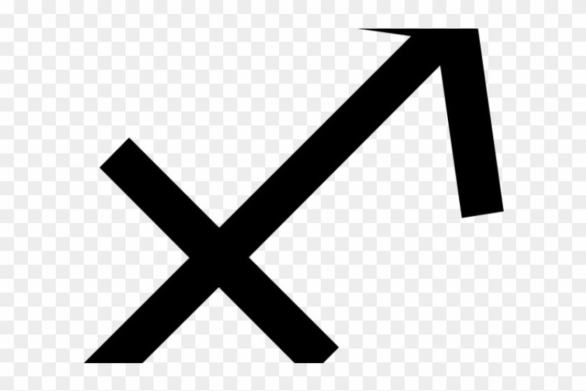 Sagittarius Clipart Sagittarius Symbol - Cross #1673372