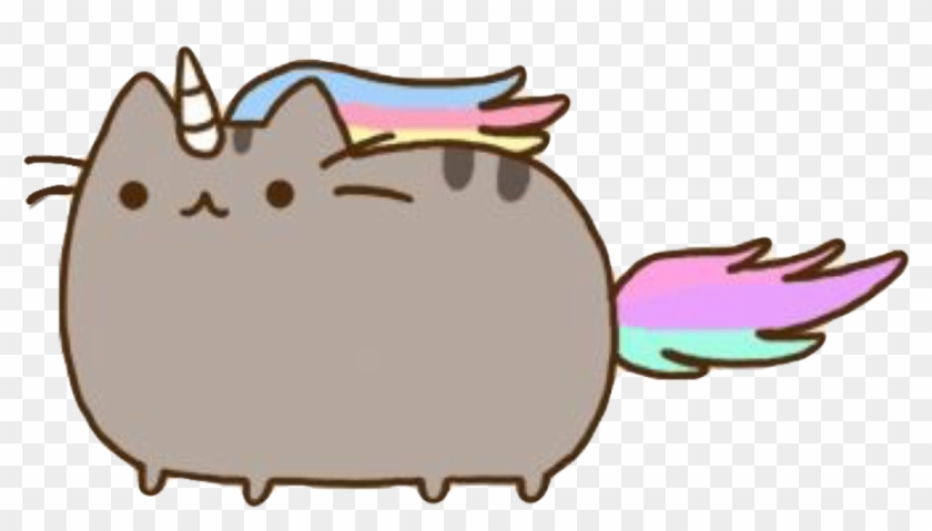 Transparent Pusheen Gif Cat Unicorn Grey Whiskers Transparent - Unicorn Cat #1673476