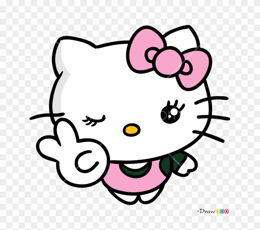 Hello Kitty Drawings - Hello Kitty Cute Png #1673480