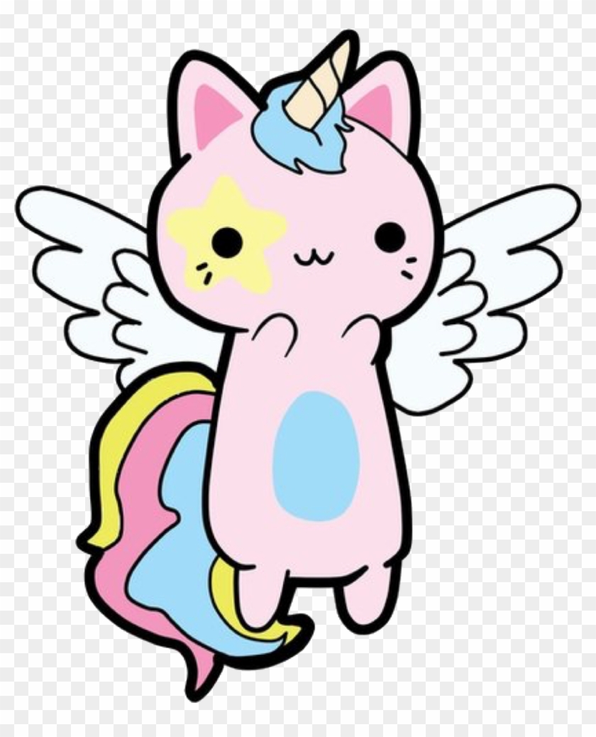 Kawaii Cat Caticorn Unicorn - Kawaii Cat Unicorn Fly #1673488