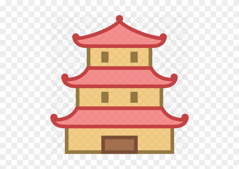 Pagoda Clipart Transparent - Icon Pagoda #1673627