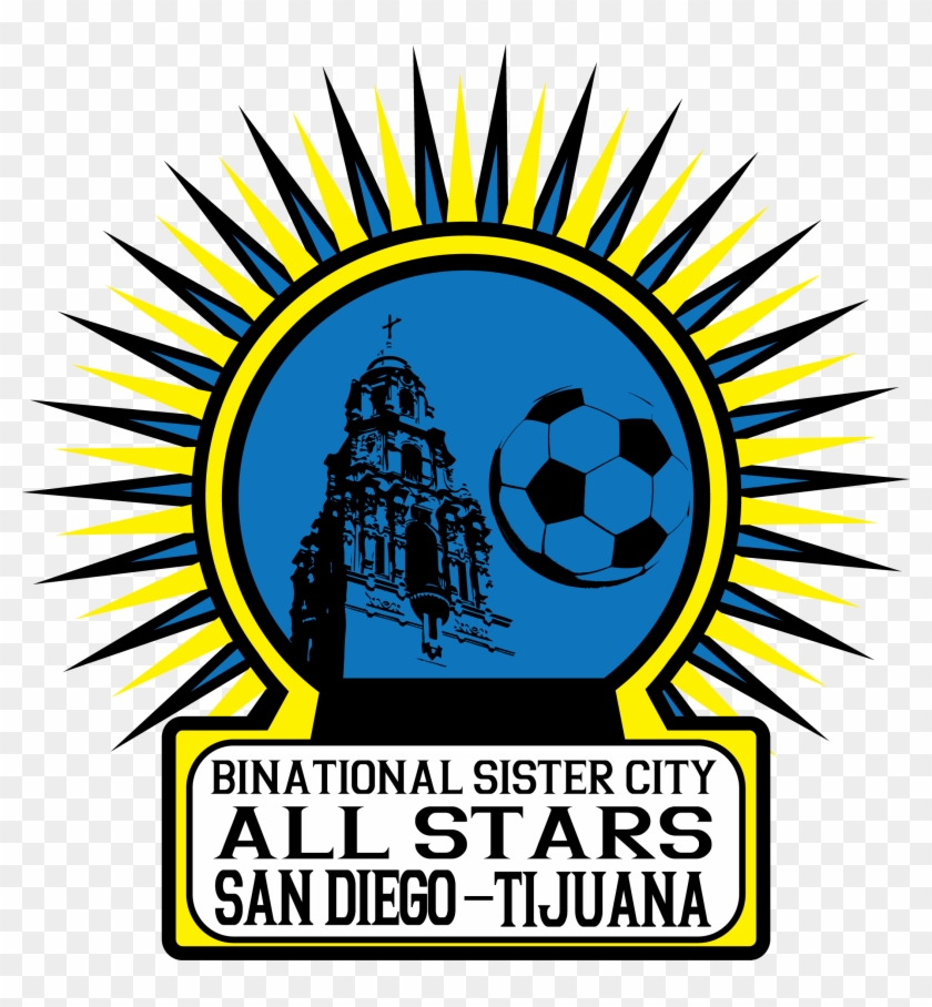 San Diego Tijuana Sister City All Star Tournament Is - Sun Minimalist Logo #1673660