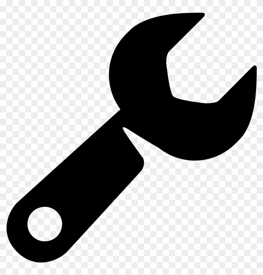 Png Black And White Download Support Icon Free Download - Repair Tool Vector #1673725