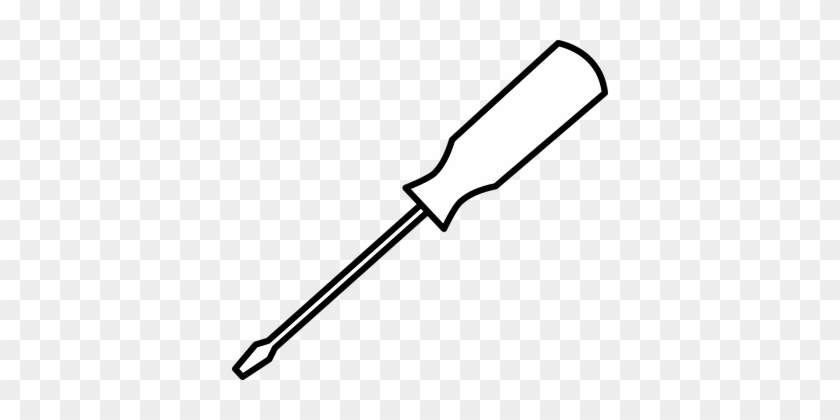 Tool, Screwdriver, Outlines - Screw Driver Clip Art #1673731