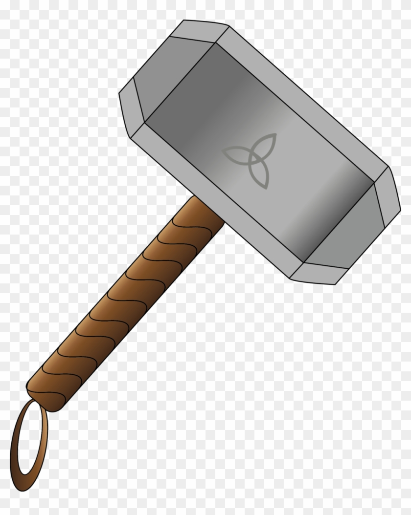 Mijolnir Rotated Only Final By Sam Scarhead - Thor Hammer Vector Png #1673978