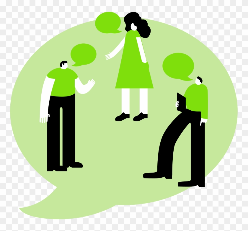 People Talking Providing Input - Illustration #1674012