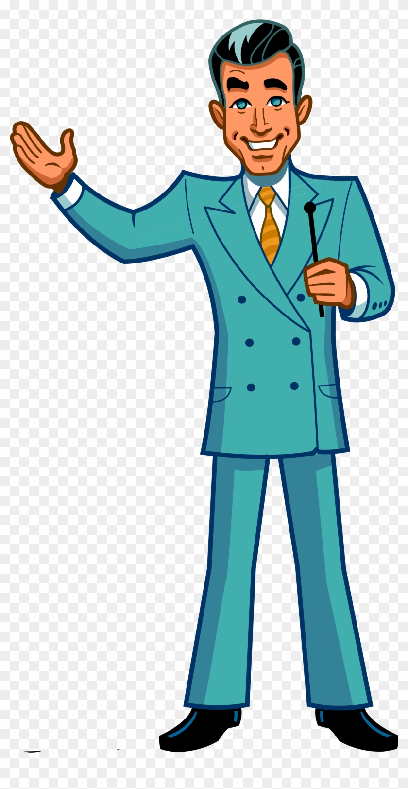 Game Show Host - Clipart Game Show Host #1674037