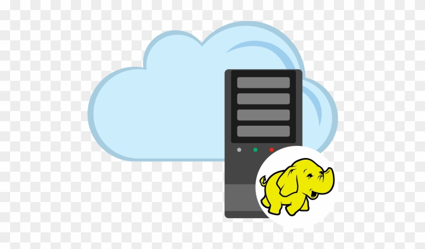 Node Host Hadoop 3, Host, Hosting Icon - Hadoop Elephant #1674047