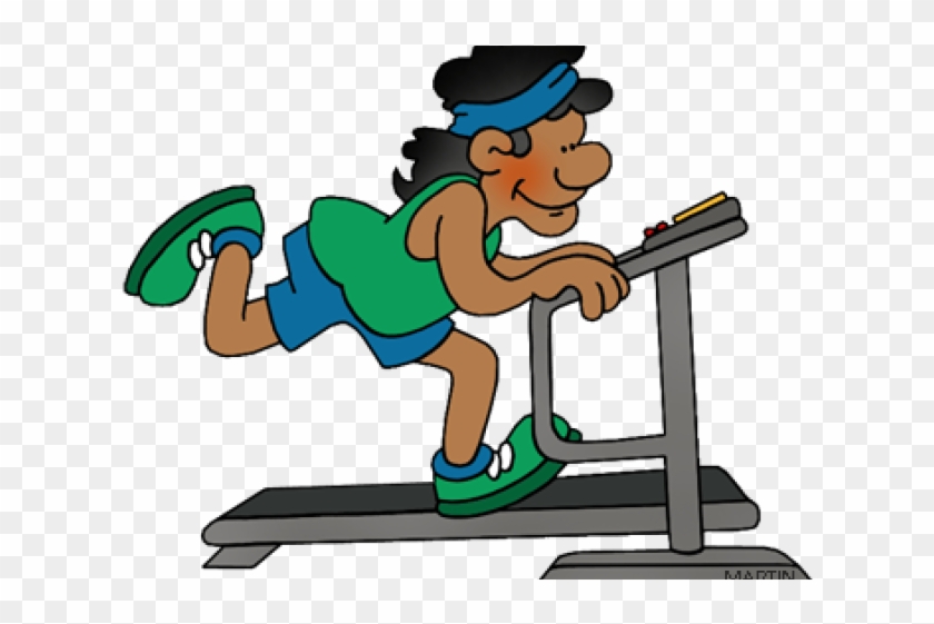 Treadmill Clipart Excersize - Treadmill Clipart #1674079