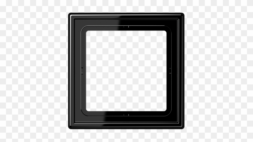 Ls 981 Sw - Black Picture Frame With Gold Trim #1674240