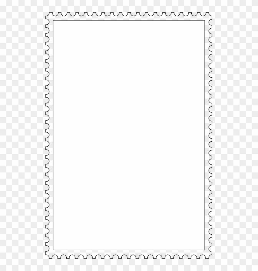 Stamp Frame Clip Art - Monochrome #1674241