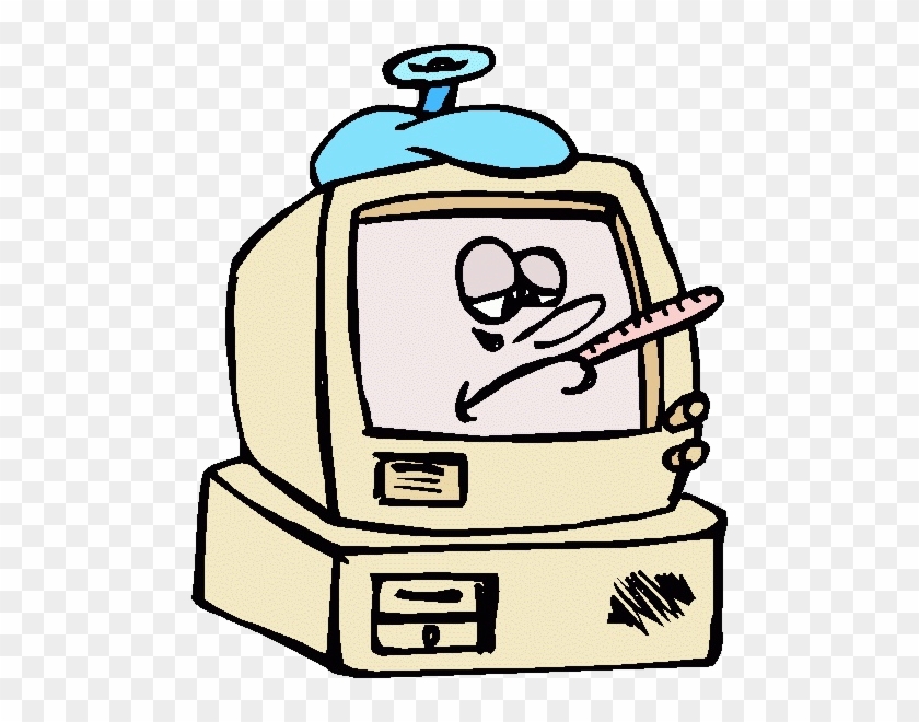 Computer Help - Clip Art Computer Virus #1674244