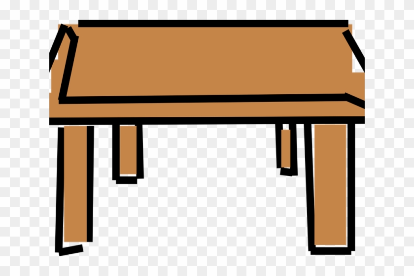 Desk Clipart Class - Under Preposition Of Place #1674565