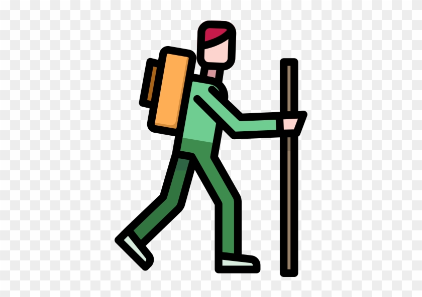 Hiker Walk Png File - Excursionista Icono #1674683