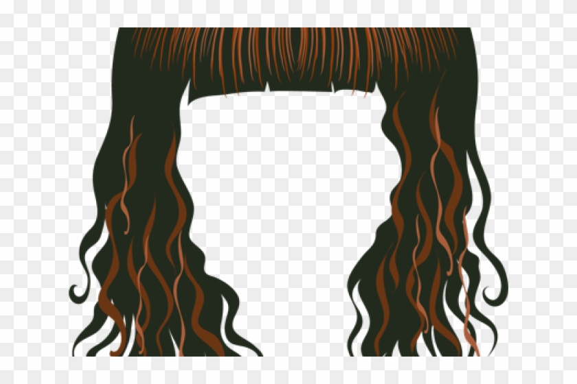 Long Hair Clipart Human Hair - Wig Clipart #1674705