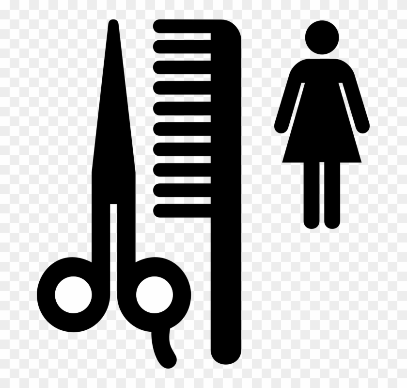 Hairdresser Clipart Hair Product Beauty Salon Icon Png Free