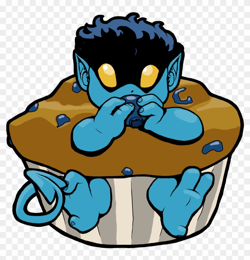 Blueberry Muffin - Cupcake #1674757