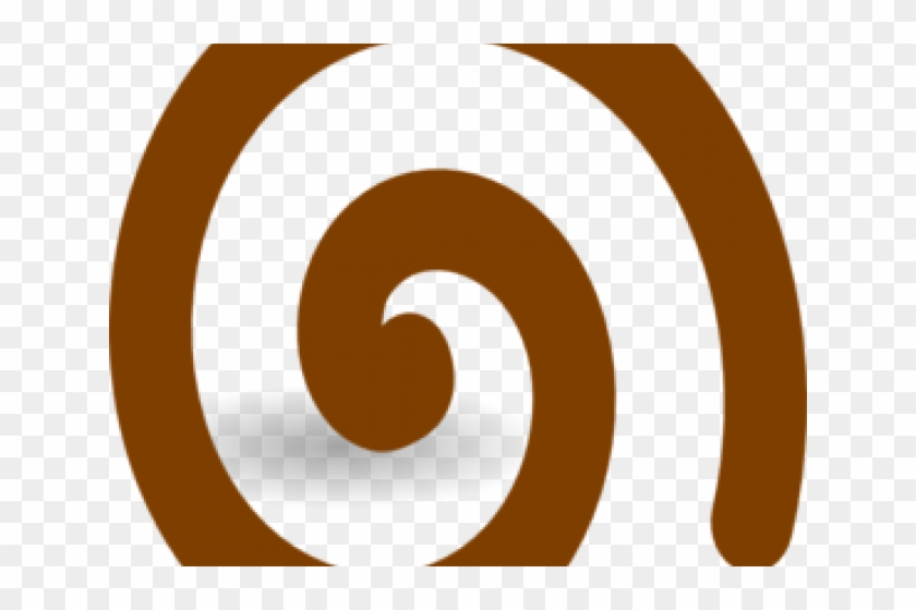 Spiral Clipart Brown - Circle #1674763