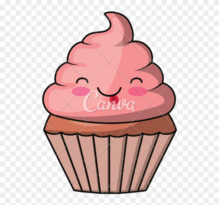 687 X 800 1 - Cartoon Cupcake #1674777
