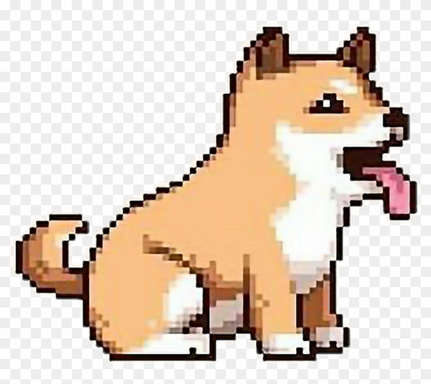 🐕 Dog Shiba Shibainu Pixel Cute Kawaiifreetoedit - Shiba Inu Pixel Art #1674858