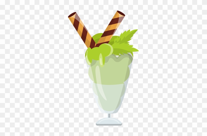 Ice Cream Sundae Png - Helado De Menta Png #1674987