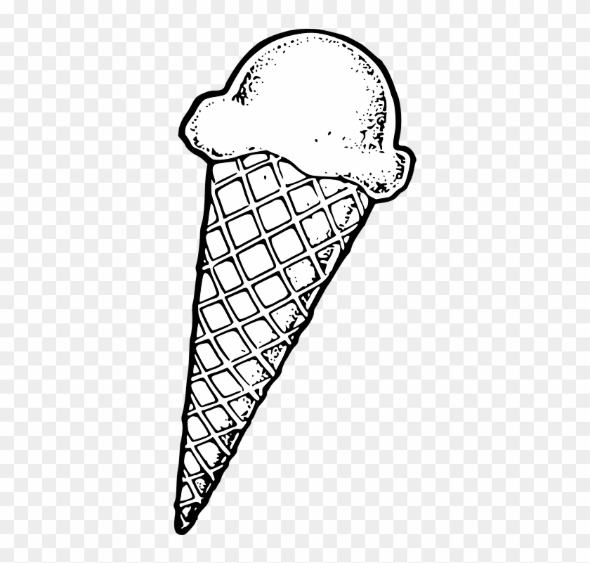 Vintage Ice Cream Cone Clipart #1675001