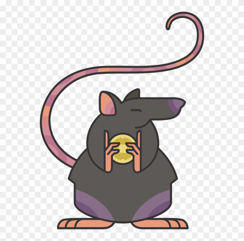 Rat Mouse Cartoon Rodent Drawing - Stylized Rat #1675005