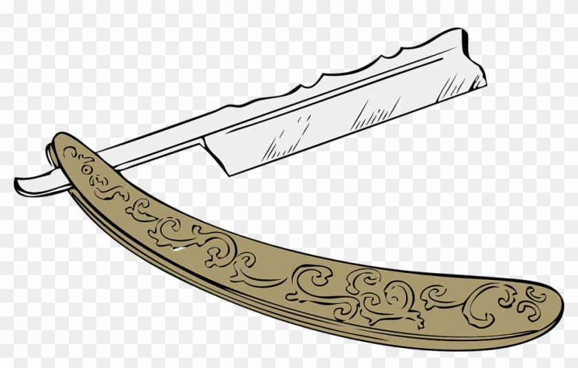 Old - Straight Razor Clipart #1675011