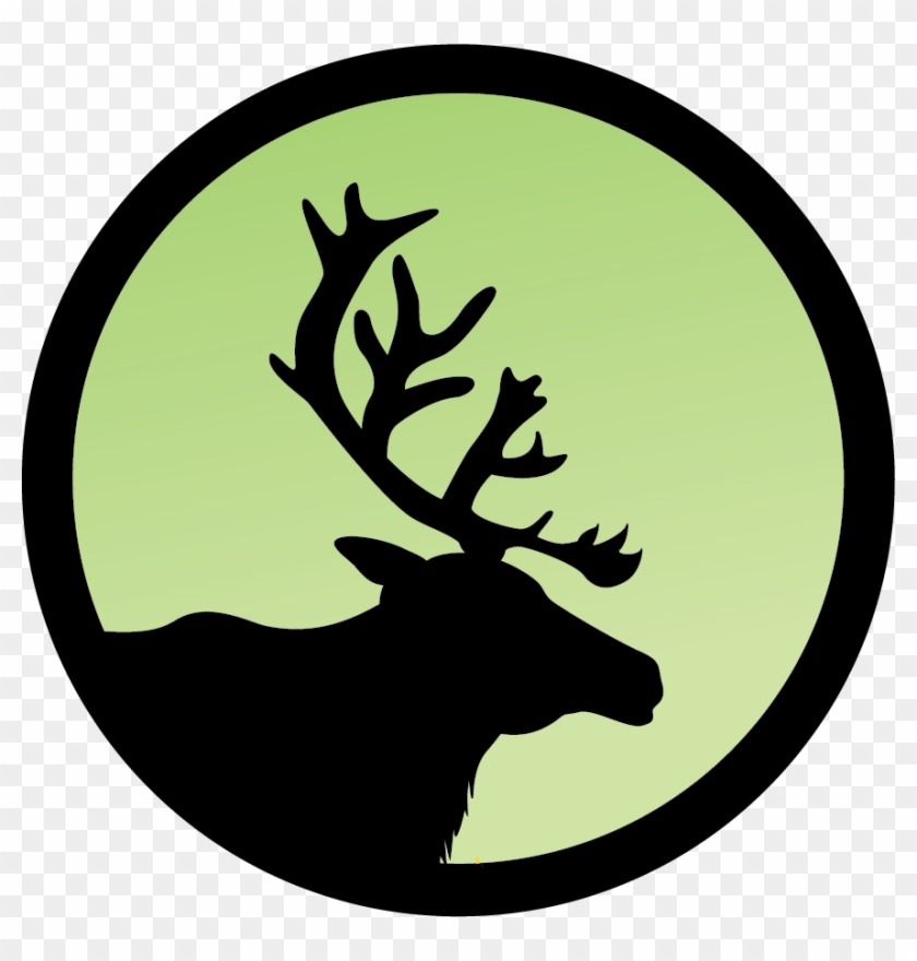 Use Neodymium Magnets For Art Or Makeup Brush Organization - Reindeer Silhouette #1675034