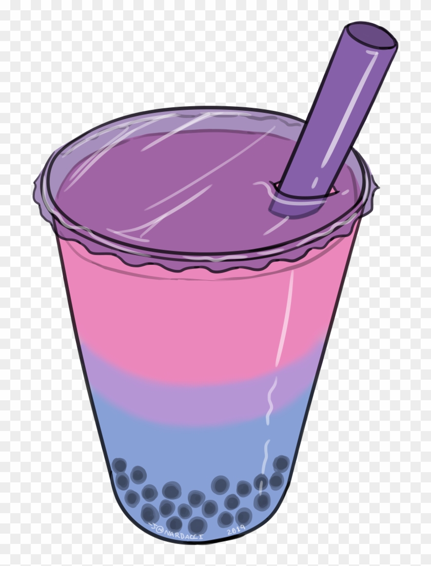 Nardacci Art New Pride Bobas Bi Bisexual Pride Boba - Bubble Tea #1675109