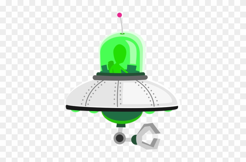 Ufo Clipart Alien Inside - Illustration #1675145