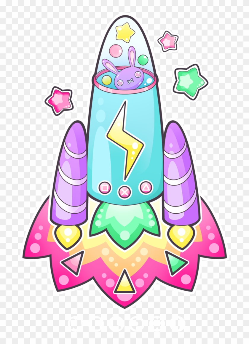 Image Result For Kawaii Boba - Kawaii Cute Rocket Ship #1675169