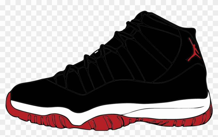 Collection Of Free Sneaker Vector Jordan - Running Shoe #1675176