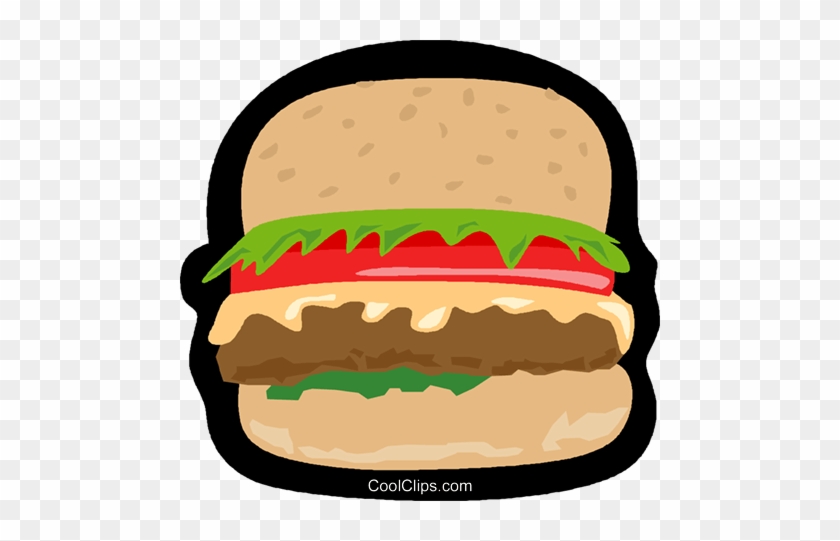 Fast Food, Hamburger, Burger Royalty Free Vector Clip - No Junk Food Gif #1675262