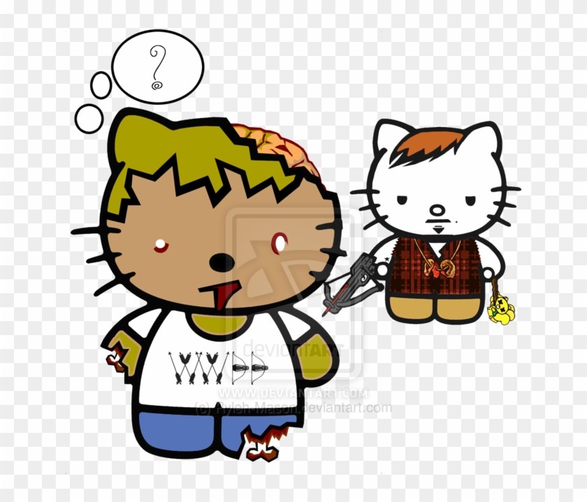 Miss Kitty, Dont Open Dead Inside, Daryl Dixon, The - Hello Kitty #1675361
