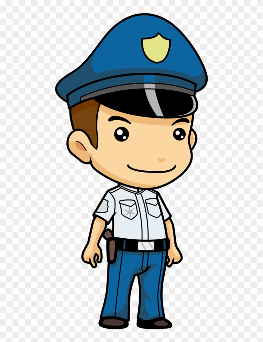 Transparent Police Man Clipart - Policeman Clipart Black And White #1675397