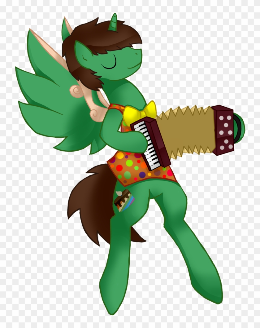 Accordion, Alicorn, Alicorn Oc, Artist - Cartoon #1675420