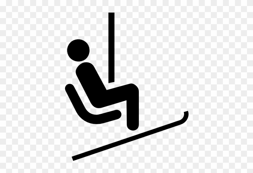 Sitting Person Free Icon Libre De Vectores, Remonte, - Ski Icon Png #1675495