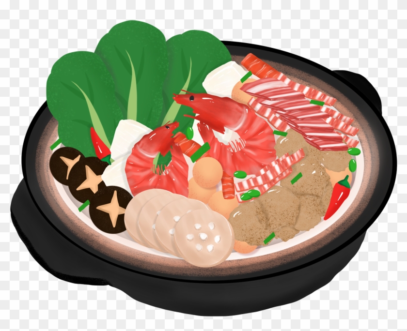 Hot Pot Shiitake Mushroom Element Green Vegetable Png - Pepperoni #1675556