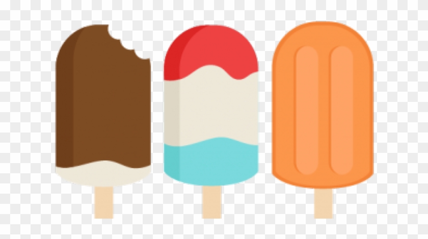 Popsicle Clipart Chocolate - Transparent Background Summer Clipart #1675846