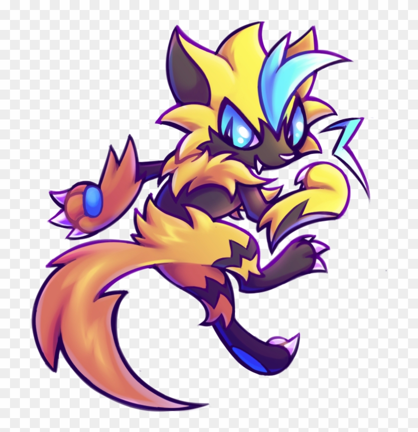 Saw A Spoiler Dropped Everything I Was - Zeraora Fanart #1676016