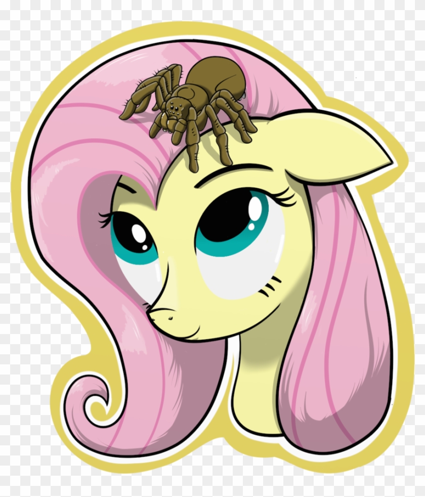 Hc0, Bust, Dead Source, Fluttershy, Pony, Portrait, - Cartoon #1676076