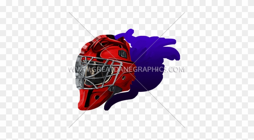 Tribal Goalie Mask Production Ready Artwork For T-shirt - Tribal Goalie Mask #1676161