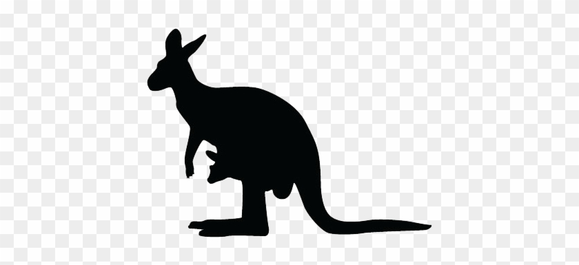 Kangaroo Silhouette Png Download Image - Kangaroo Clipart Silhouette #1676186