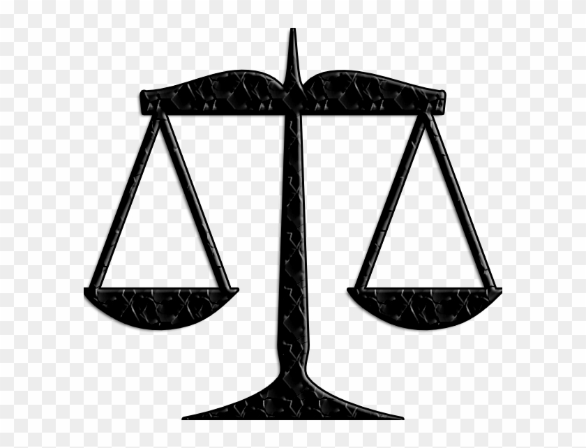 Right Clipart Fairness - Scales Of Justice Clip Art #1676200