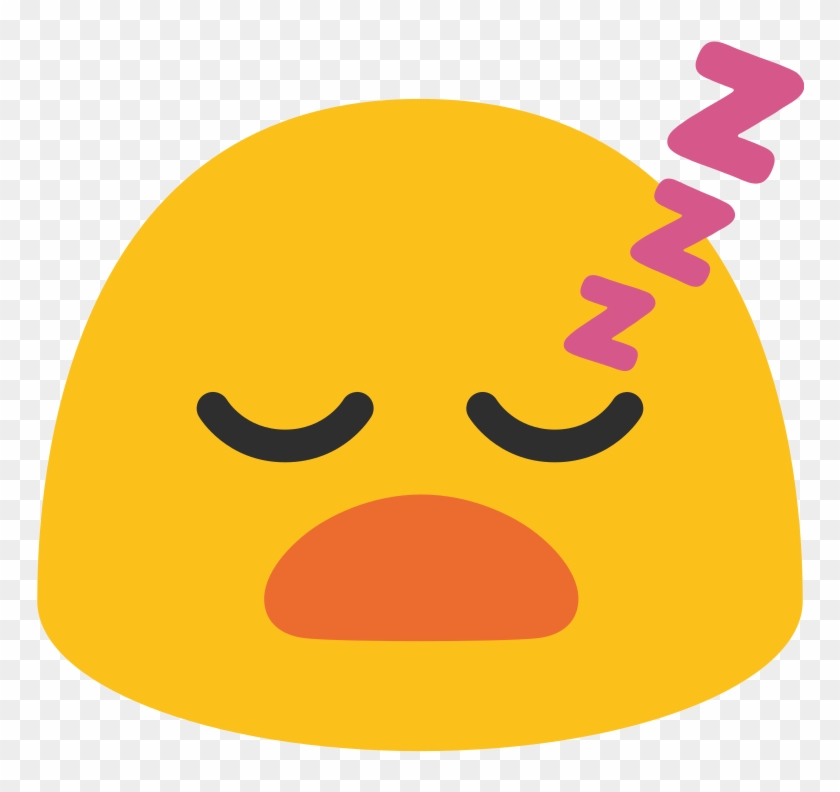 Sleeping Blob Emoji Clipart Blob Emoji Smiley - Sleeping Face Emoji Android #1676219